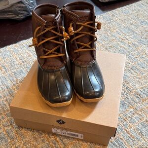 Sperry Kids Two-Tone Duck Boots